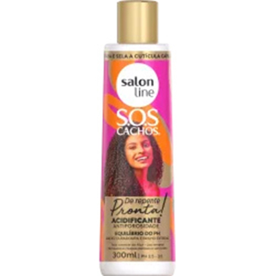 Acidificante cap salon line 300ml sos cachos rep cond *