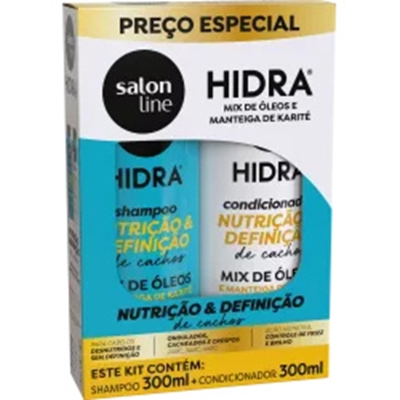 Sh. salon line 300ml hidra mix oleos+cond 300m *