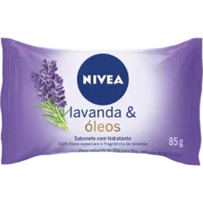SABONETE NIVEA 085G LAVANDA/OLEOS