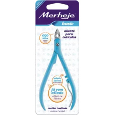 Alicate merheje basic azul c/