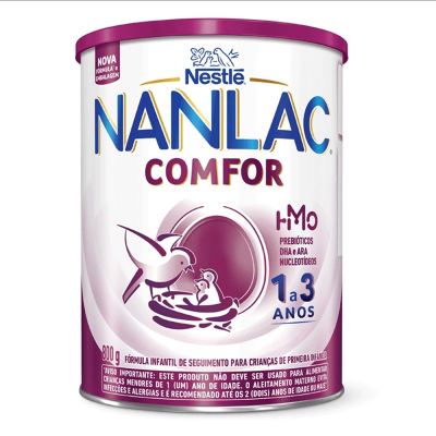 Leite nanlac comfor 3 1 a 3 anos 800g, nan comfor 3 800gr