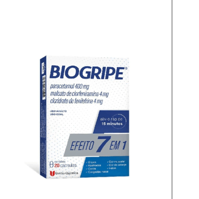 Biogripe cap dura c/20 cp