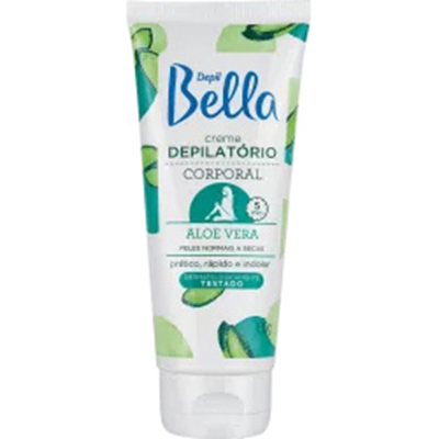 Cr. dep depil bella 100g corpo aloe vera *