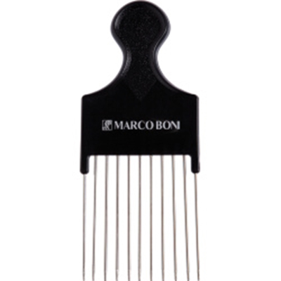 Pente afro c/dentes metal mar