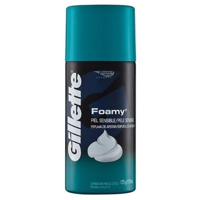ESPUMA DE BARBEAR GILLETE FOAMY 175G SENSITIVE, FOAMY ESP BARB SENSIV