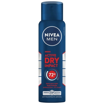 Des. nivea aero for mem 150ml dry impact, nivea masc dry impact 150ml