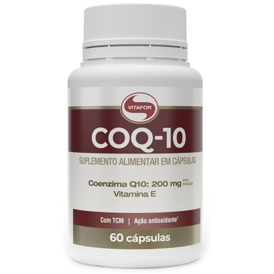 Suplemento Alimentar Coenzima Q10 Coq-10 com 60 Cápsulas