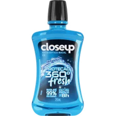Enxaguante bucal closeup ice flesh c/alcool 250ml