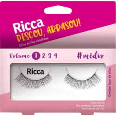 Cilios ricca 302 fios sinteticos