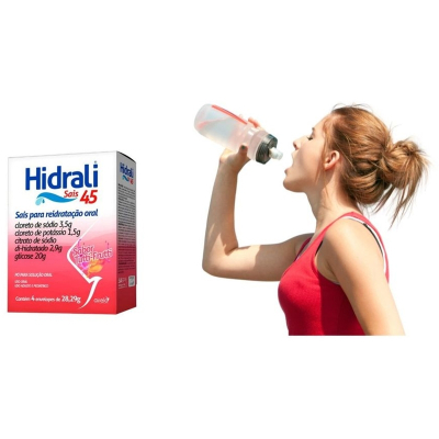 Hidrali sais c/4 env 28,29g tutti-frutti