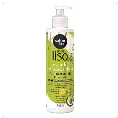 Acidificante cap salon line 240ml meu liso antiporosi cond *