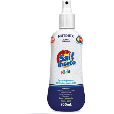 Spray repelente de insetos sai inseto 4 horas 200ml - kids - un