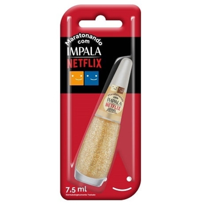 ESMALTE IMPALA MARATONANDO - FLOCADO ACLAMADO PELA CRITICA BL 7,5ML