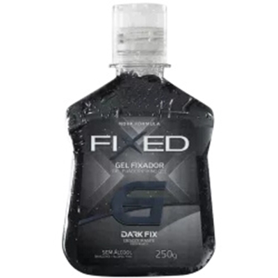 GEL FIXED FIX 250G BLACK 6 PRETO , FIX FIXED PRETO