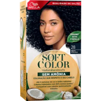 Tint. soft color 28 preto azulado