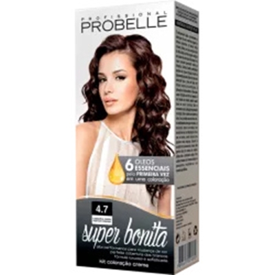 Tint. probelle cr 50g 04.7 cast med marrom int