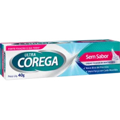 Corega ultra creme 40g (sem sabor), ultra creme bg 40g s sabor