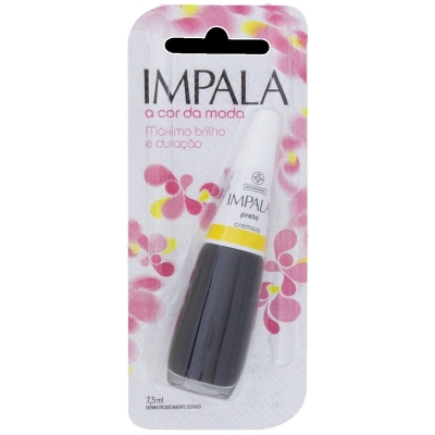 ESMALTE IMPALA COR DA MODA CREM PRETO , IMPALA CREM PRETO