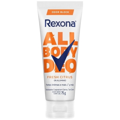 Des. rexona all body cr 75g fresh citrus *