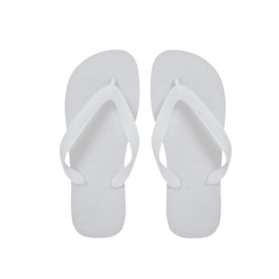 Sandalia havaiana top branco 45/46