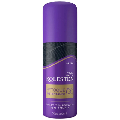 Tint. koleston retoque instantaneo preto 100ml