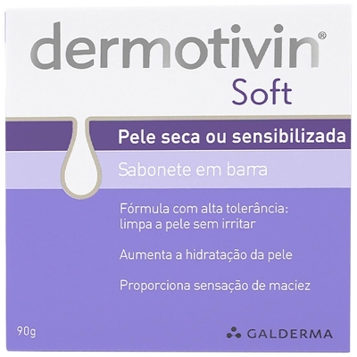 DERMOTIVIN SABONETE SOFT 90G SOFT, SABONETE BARRA SOFT 90G