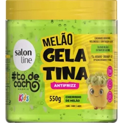 Gelatina antifrizz todecacho 550g kids cheirinho de melao