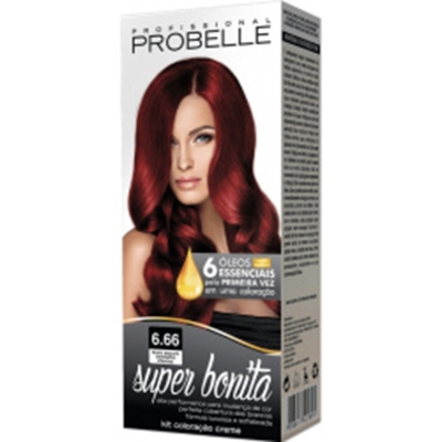 Tint. probelle cr 50g 6.66 louro escuro verm intenso