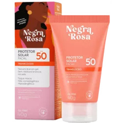Prot. facial negra rosa fps50 40g tr 
