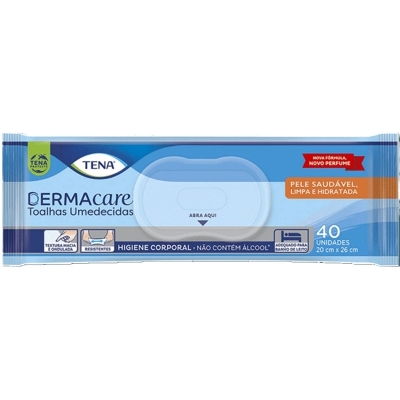 TOALHA UMED TENA DERMACARE 40U