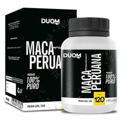 MACA PERUANA PREMIUM 600MG COM 120COMPRIMIDOS S DUOM