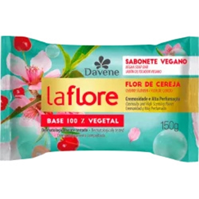 SABONETE LA FLORE DAVENE 150G FLOR DE CEREJA 