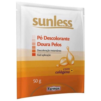 PO DESCOLORANTE DOURA PELOS SUNLES, SUNLESS 50G FARMAX