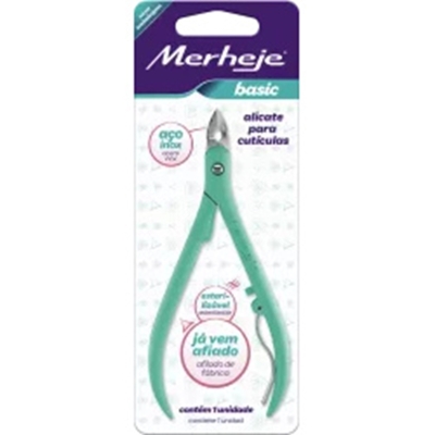 ALICATE CUTICULA MERHEJE BASIC VERDE C