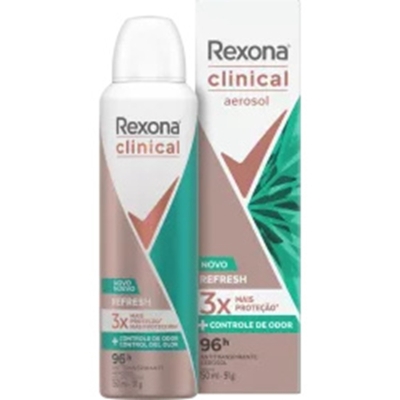 Des. rexona clinical aer 150ml fem refresh *