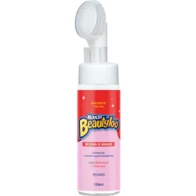 SABONETE FACIAL FACE BEAUT 150ML BEAUTYLOO MOUSSE MORANGO 