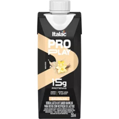 Bebida whey italac 250ml baunilha zero lactose