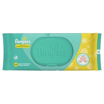 LENCO UMEDECIDO PAMPERS CAMOMILA 48UN