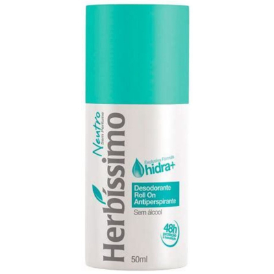 Des. herbissimo roll on 50ml neutro , herbis roll neutro 50ml