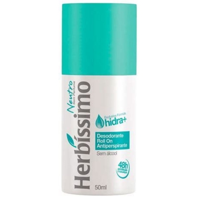 Des. herbissimo roll on 50ml neutro , herbis roll neutro 50ml