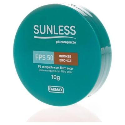 Po compacto sunless c filtro solar fps 50 bronze 10g