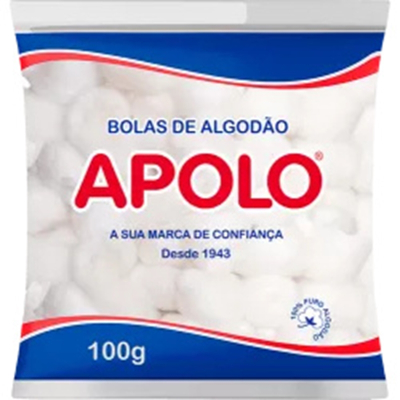 Algodao apolo 100g bolas