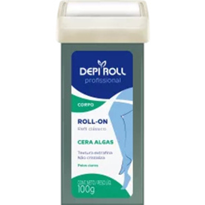 Cera depil refil roll on verde 100g