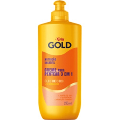 CREME DE PENTEAR NIELY GOLD 250ML NUTRICAO CONDICIONADOR 