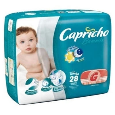 FRALDA DECARTAVEL BUMMIS INF PREMIUM JUMBO G COM 28 TIRAS DRYLOCK