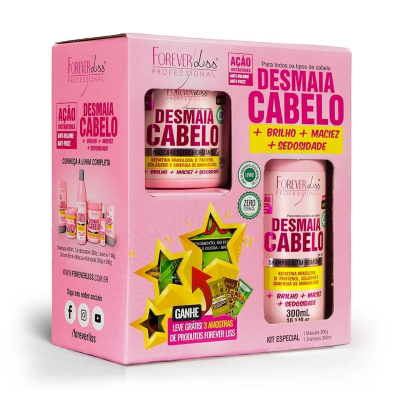Kit forever liss (sh+masc) desmaia cabelo