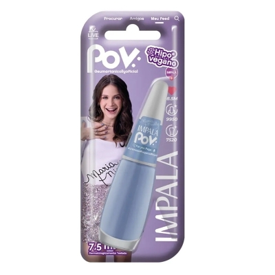 ESMALTE IMPALA CREMOSO JU PAES NOSSO JEITINHO FUT SOL C 6 (846)