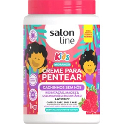 Cr. pent. salon line 1kg kids cachinhos sem nos morango 