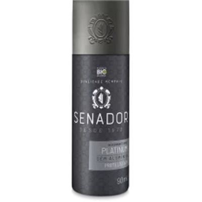 Des. senador spray 90ml platinum, senador spray 90ml