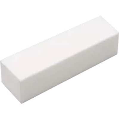 Lixa p/unhas acab. cubo bran, de unha acabamento cubo bran